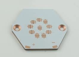 High thermal conductivity aluminum base single side pcb 1.2mm , Immersion Gold for led light