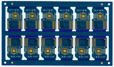 Rogers red / bluePortable LCD Monitors TV FR-4 1.2mm board thickness flex Rigid pcb board