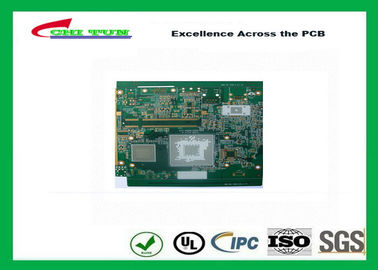 Printed Circuit Board Fabrication 6 Layer PCB FR4 1.5mm FR4 Material with RoHs