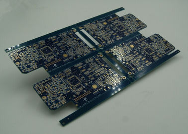 Blue BGA HDI PCB Printed Circuit Board Manufacturer with Blind Via Burried Vias