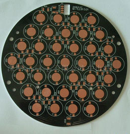 Round / Square Electronics 1.6mm Aluminum Led PCB Assembly , LED Lighting PCB