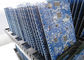 1oz LED Display Rigid PCB Board FR4 4 Layer Blue Soldermask
