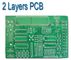 Double Side FR-4 Glass Epoxy laminate Rigid PCB board with OSP , Immersion silver