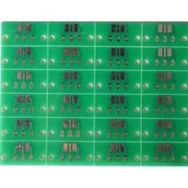 FR-4 / 94V0 Single side pcb Board Thickness 1.0mm , gold plating , Green solder mask