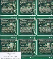 4-Layer HASL Industrial Control Circuits PCB Aluminum Base , Solder Mask Green , Yellow