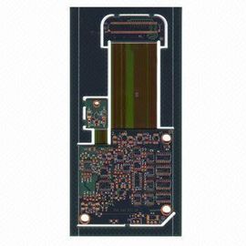 Double Sides Rigid-Flex PCB in Fr4 Material, Used in Electronic Components; OEM PCB
