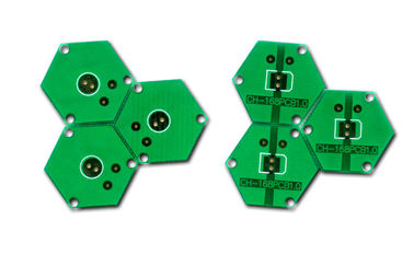 2 layer PCB Prototype Board , Double Sided Printed Circuit Board Green Solder Mask