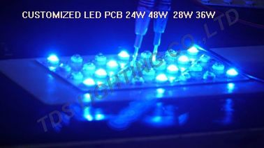 28 W Customized 1w Power Led PCB Board 120 x 60 Degree Waterproof Lens