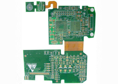 Controller Rigid Flexible PCB Printed Circuit Board with BGA / Fids / PTH Vias