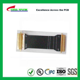 Sillkscreen Flexible PCB Fabrication , Mobile Phone PCB Board Black Solder Mask