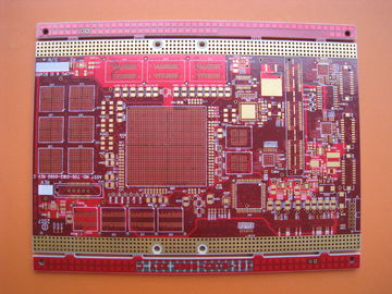 Red Solder Mask Immersion Gold 20 Layer Rigid PCB Prototype Boards