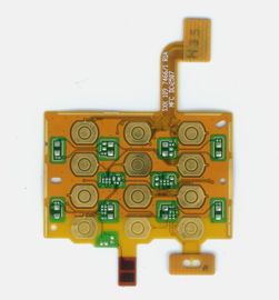 Double Sided 2 oz Copper PCB Rigid Flex Circuit Board With Yellow Solder Mask