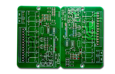2 Layer PCB Prototype Board , Printed Circuit Board Manufacturers Green Solder Mask