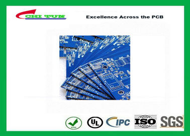 Blue Solder Mask Double Sided PCB FR4 1.6mm Board Thickness , Making PCB Boards