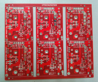 1.6mm FR4 RED Double Sided PCB Customed PCB Manufacturing 2.0oz White Silkscreen OEM
