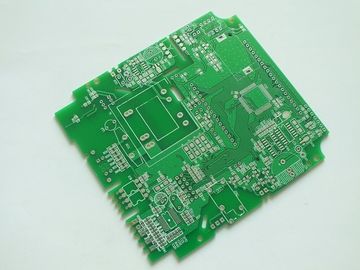Silkscreen PCB White Single Sided PCB Gold Plating 0.6mm 2oz Copper FR4