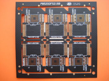 Four Layer Black Solder FR4 Multilayer PCB Manufacturer for SD Card , OEM and Customized