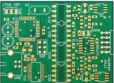 Quick Turn Circuits Double Layer PCB FR4 Copper Clad Board 1 OZ Copper UL RoHS