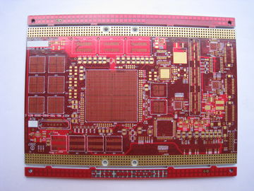 Red Solder Mask Prototype High Density Interconnect HDI PCB High TG Material 20 Layer