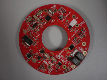 Round High Power LED PCB Assembly , Double Layer LED Light Circuit Board PCBA