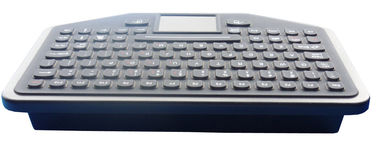 Bluetooh wireless desktop waterproof silicone industrial keyboard with touchpad