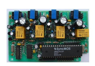 Through Hole Printed Circuit Board Assembly PCB Testing Production With Wave Soldering