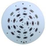 White Round Aluminum Base High Power LED PCBs board for High-power transistors 8kv