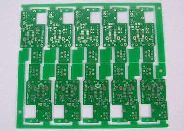 Stamp Hole Connected 1 Layer PCB ROHS HASL Lead Free Finish Green Solder Mask