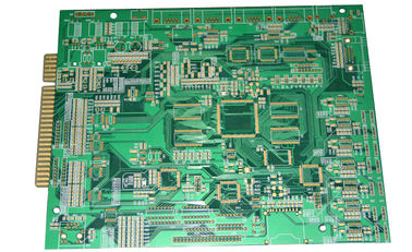 Quick Turn Prototype PCB Board Multi Layer Punching Green 16 Layer HAL / ENIG